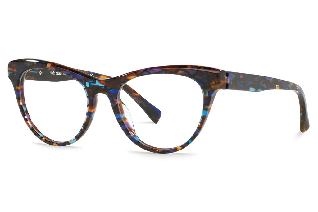 Alain Mikli - Anastia (A03140) Eyeglasses Havana/Blue/Violet