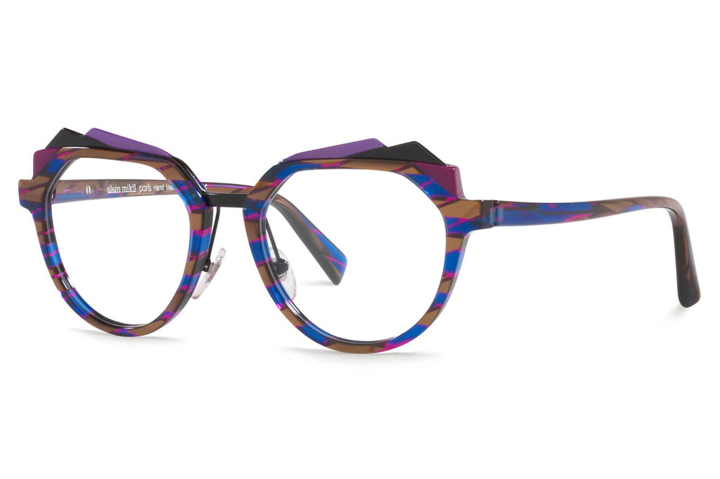 Alain Mikli - Bellevista (A03144) Eyeglasses Rumble Violet Blue/Black