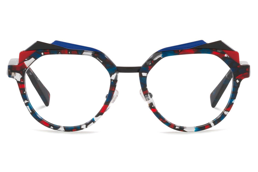 Alain Mikli - Bellevista (A03144) Eyeglasses Mosaic Red Blue/Black Blue