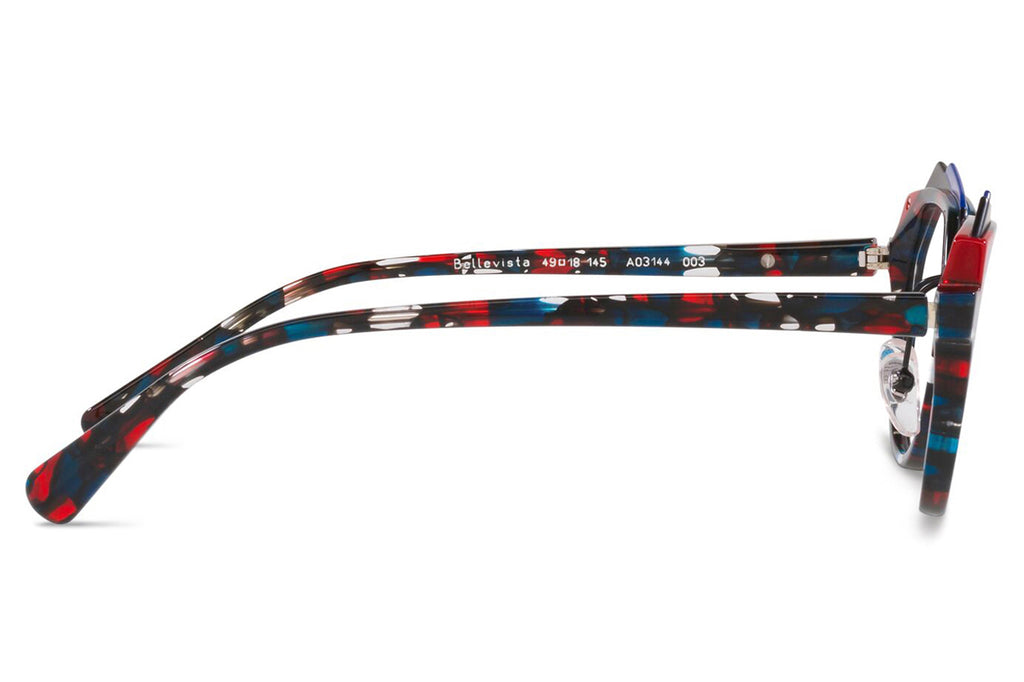 Alain Mikli - Bellevista (A03144) Eyeglasses Mosaic Red Blue/Black Blue