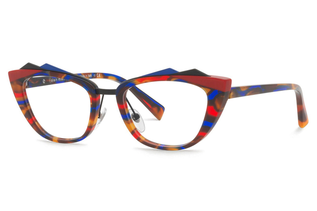 Alain Mikli - Avenida (A03145) Eyeglasses Red Blue/Red Black Turquoise