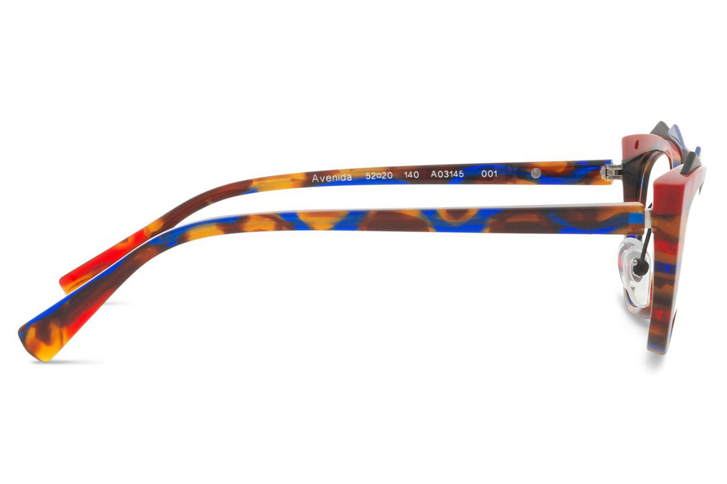 Alain Mikli - Avenida (A03145) Eyeglasses Red Blue/Red Black Turquoise