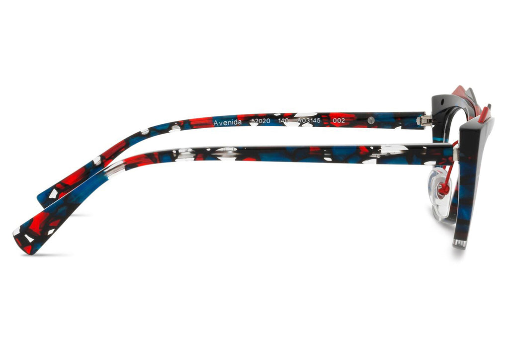 Alain Mikli - Avenida (A03145) Eyeglasses Mosaic Red Blue/Black Red