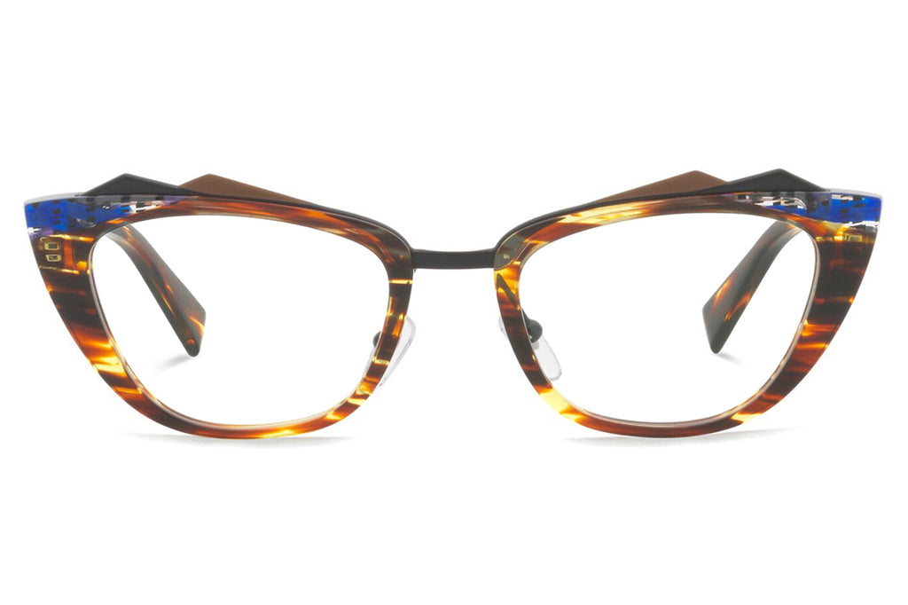 Alain Mikli - Avenida (A03145) Eyeglasses Havana/Blue Black Brown