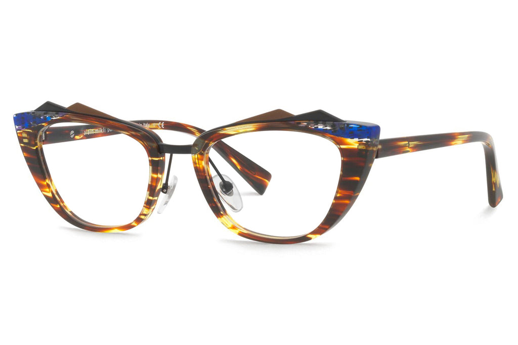 Alain Mikli - Avenida (A03145) Eyeglasses Havana/Blue Black Brown