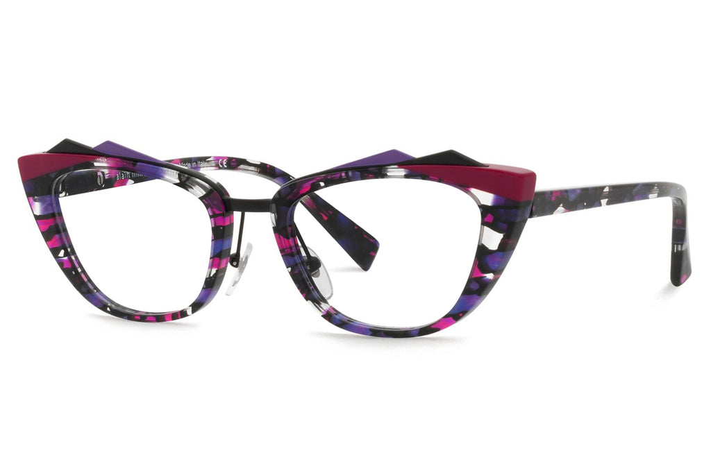 Alain Mikli - Avenida (A03145) Eyeglasses Mosaic Violet/Violet Black