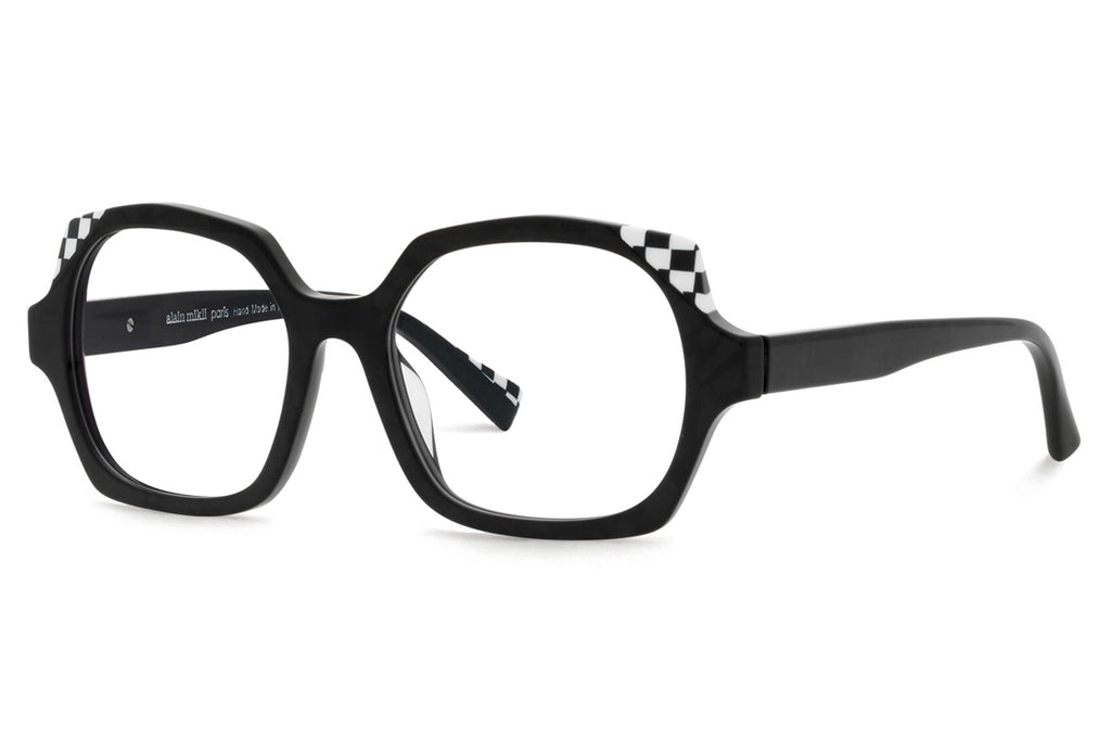 Alain Mikli - Jonela (A03148) Eyeglasses Black/Damier White Black
