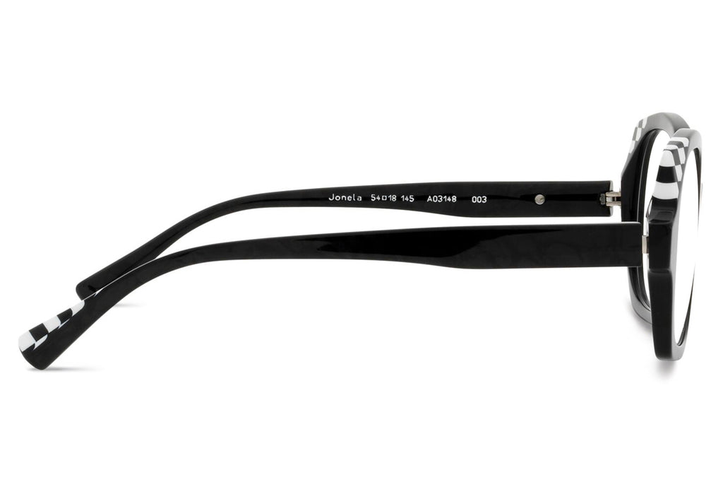 Alain Mikli - Jonela (A03148) Eyeglasses Black/Damier White Black