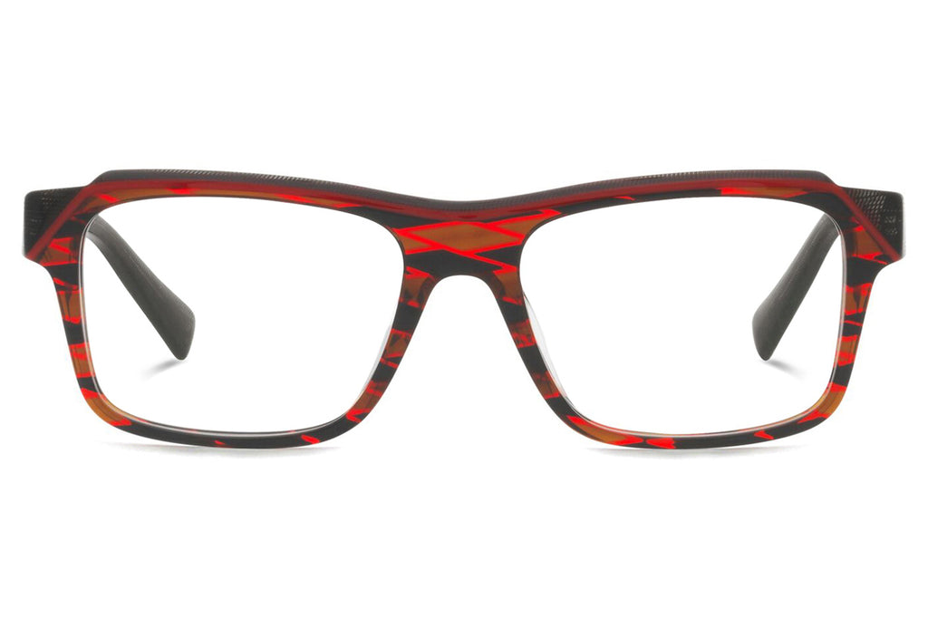 Alain Mikli - A03150 Eyeglasses Rhombus Red Black/Red