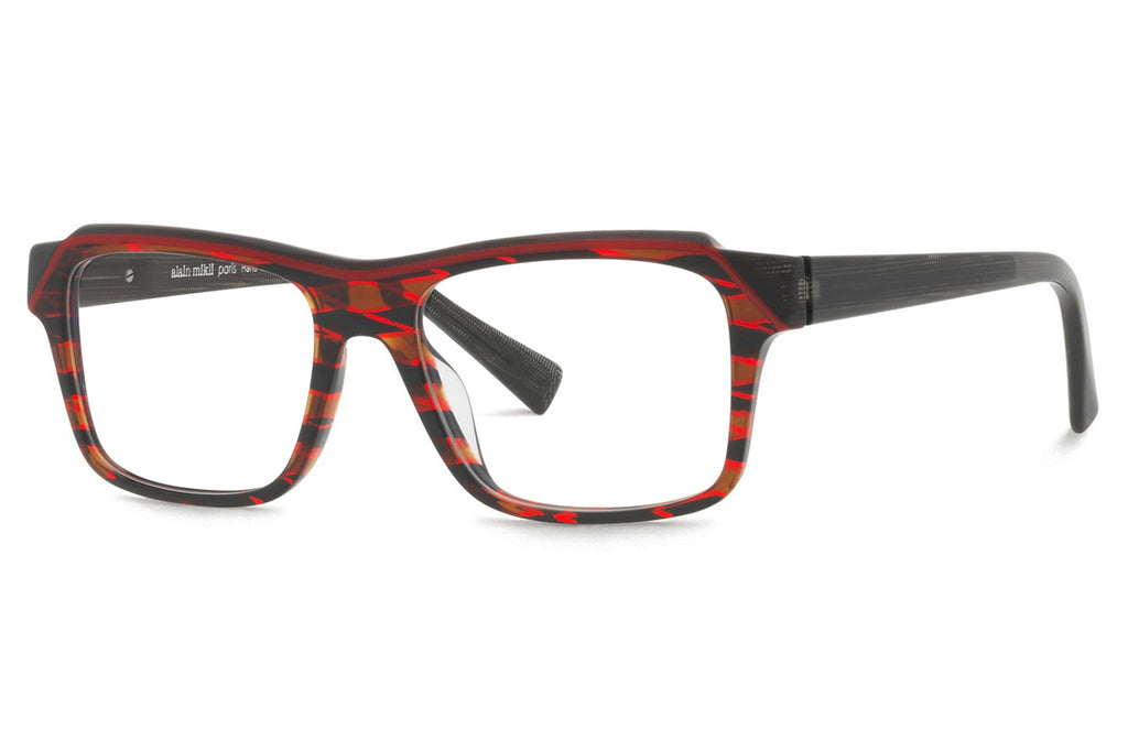 Alain Mikli - A03150 Eyeglasses Rhombus Red Black/Red
