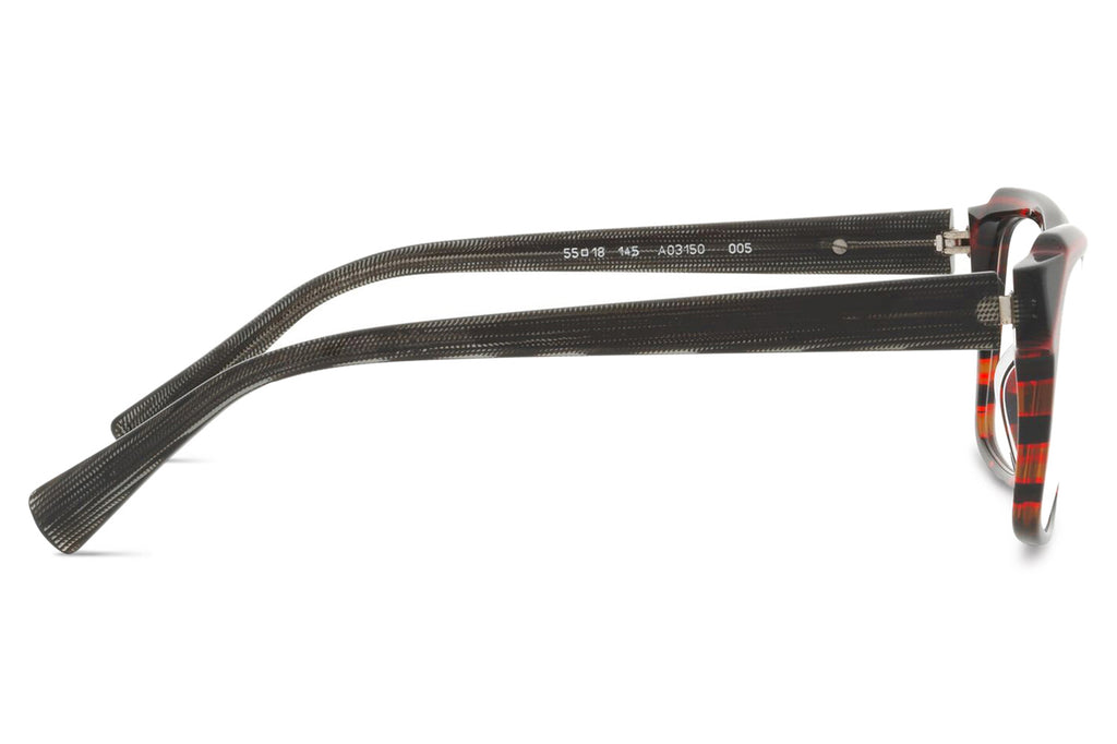 Alain Mikli - A03150 Eyeglasses Rhombus Red Black/Red