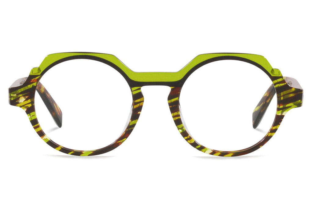 Alain Mikli - A03151 Eyeglasses Savane Brown/Noir Mikli/Transparent Green