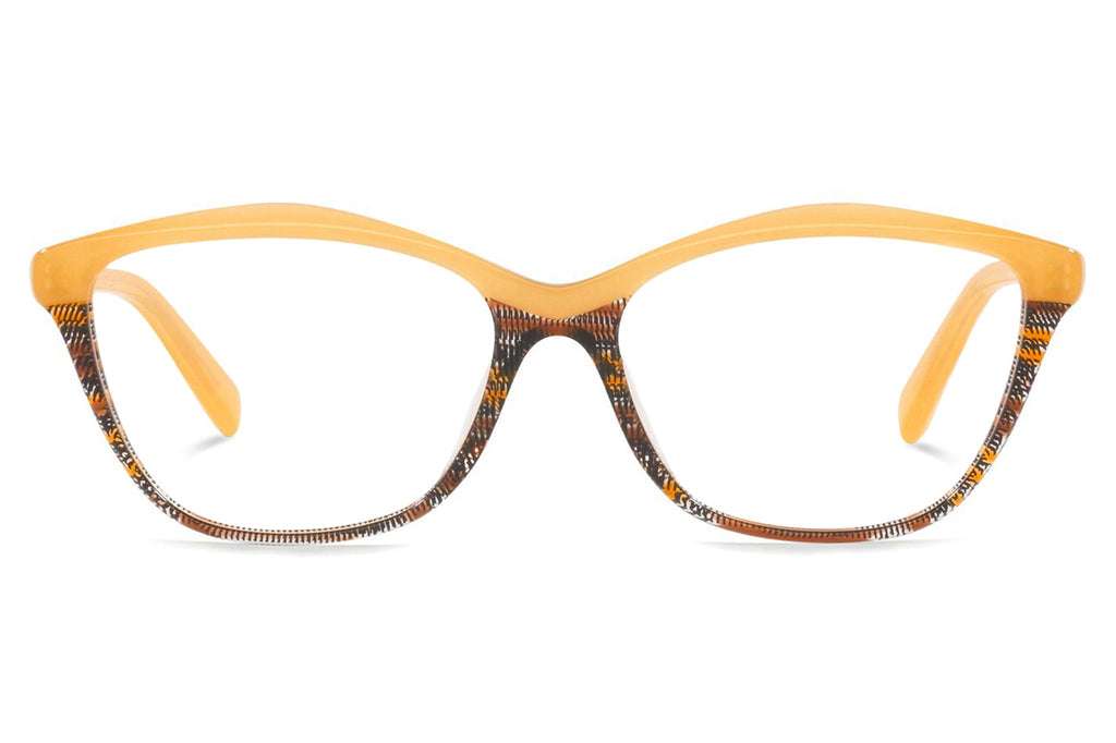 Alain Mikli - Cleophee 2 (A03154) Eyeglasses Yellow Brown/Opal Yellow