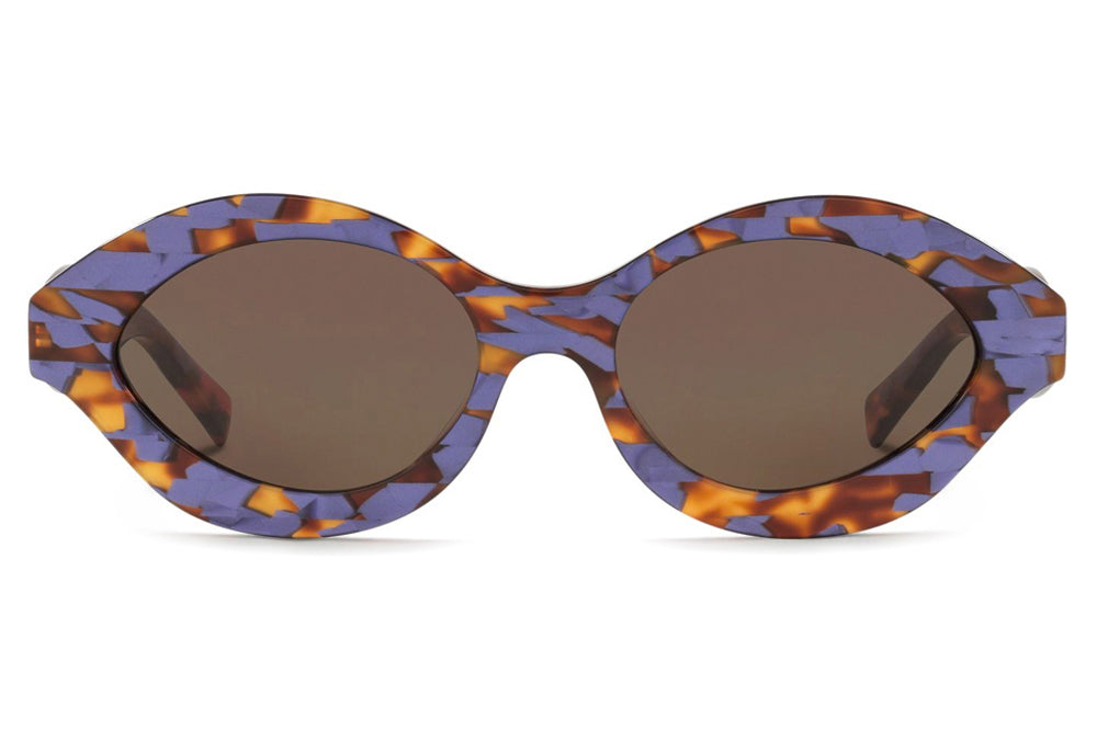 Alain Mikli - N°862 (A05049) Sunglasses Violet Spotted Tortoise