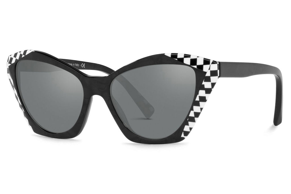 Alain Mikli - Ambrette (A05056) Sunglasses Noir Mikli/Black White Damier