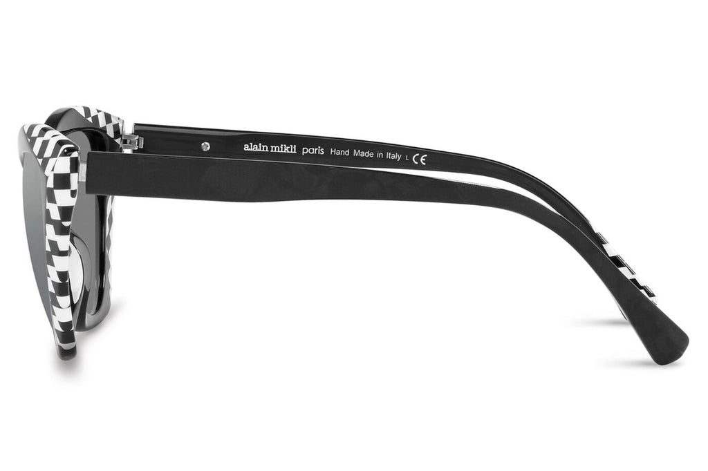 Alain Mikli - Ambrette (A05056) Sunglasses Noir Mikli/Black White Damier