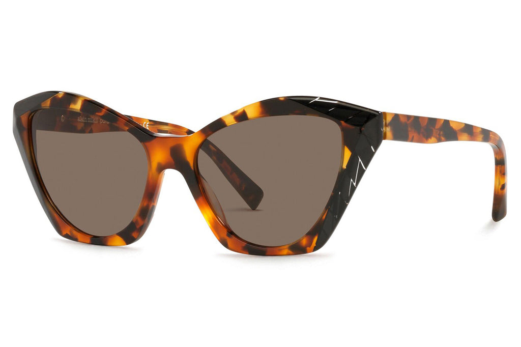 Alain Mikli - Ambrette (A05056) Sunglasses Havana/Black Rhombus