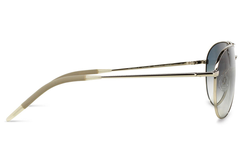 Oliver Peoples - Benedict (OV1002S) Sunglasses Silver with Gradient Blue Lenses