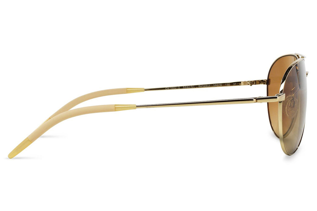 Oliver Peoples - Benedict (OV1002S) Sunglasses Gold with Gradient Brown Lenses