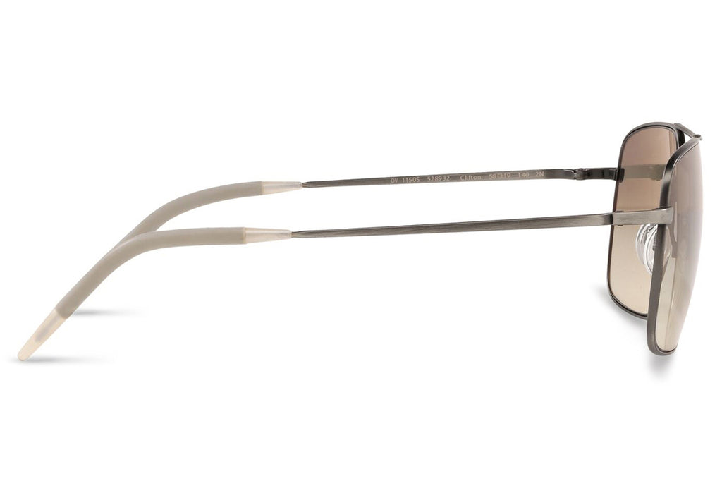 Oliver Peoples - Clifton (OV1150S) Sunglasses Antique Pewter with Shale Gradient Lenses