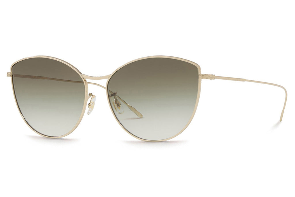 Oliver Peoples - Rayette Oliver Peoples - Rayette (OV1232S) Sunglasses (OV1232S) Sunglasses Gold with Olive Gradient Lenses