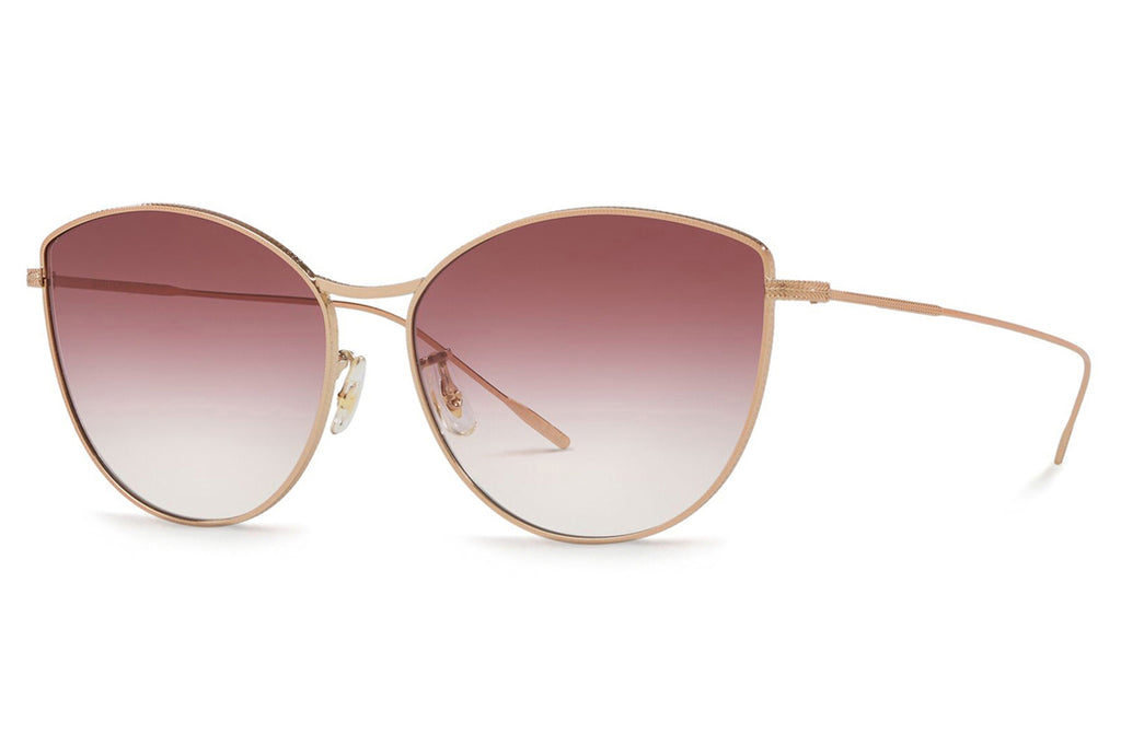 Oliver Peoples - Rayette (OV1232S) Sunglasses Rose Gold with Gradient Violet Lenses
