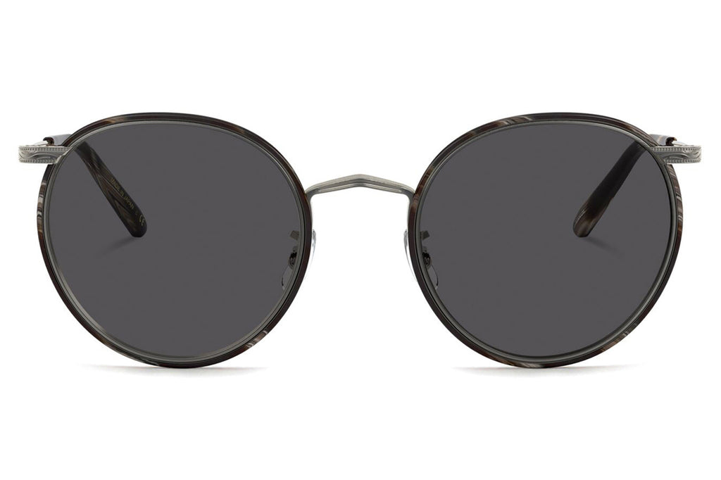 Oliver Peoples - Casson (OV1269ST) Sunglasses Pewter-Black Horn with Carbon Grey Lenses