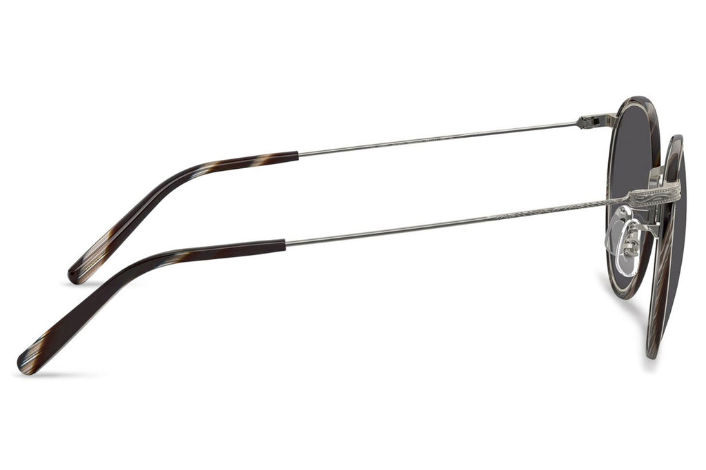 Oliver Peoples - Casson (OV1269ST) Sunglasses Pewter-Black Horn with Carbon Grey Lenses