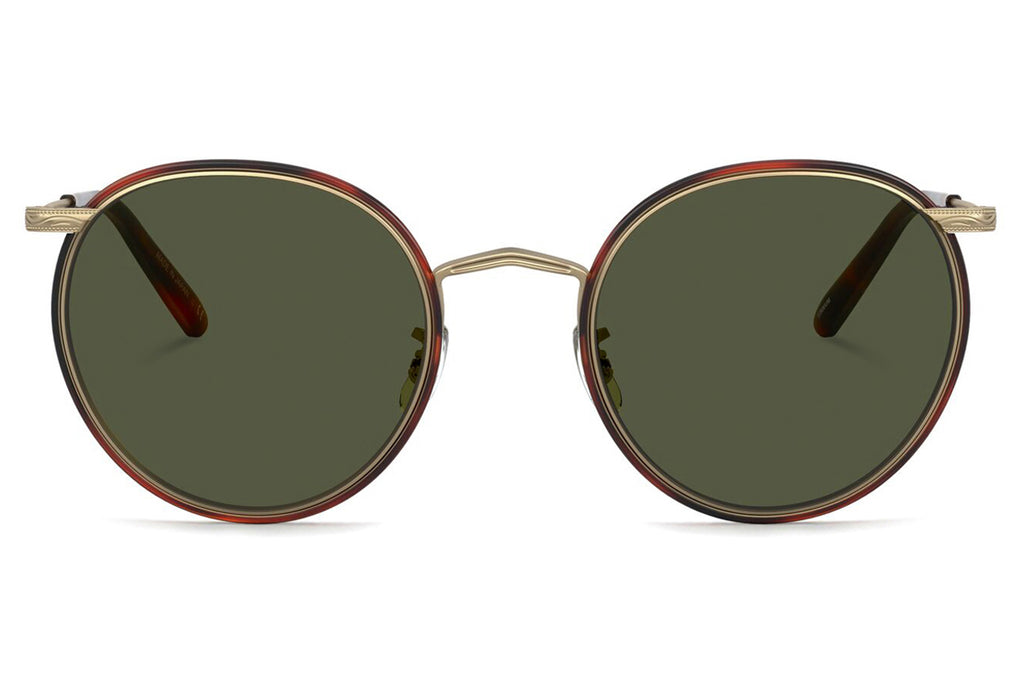 Oliver Peoples - Casson (OV1269ST) Sunglasses Antique Gold-Dark Mahogany with G15 Lenses