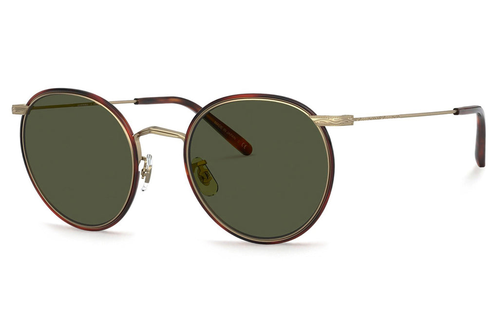Oliver Peoples - Casson (OV1269ST) Sunglasses Antique Gold-Dark Mahogany with G15 Lenses
