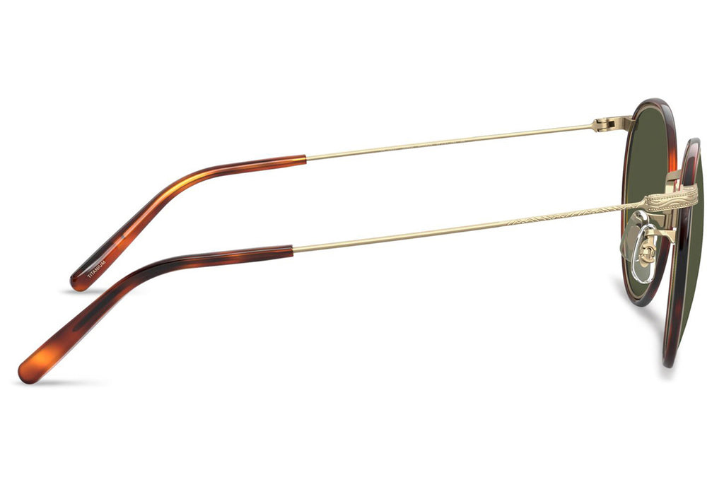 Oliver Peoples - Casson (OV1269ST) Sunglasses Antique Gold-Dark Mahogany with G15 Lenses