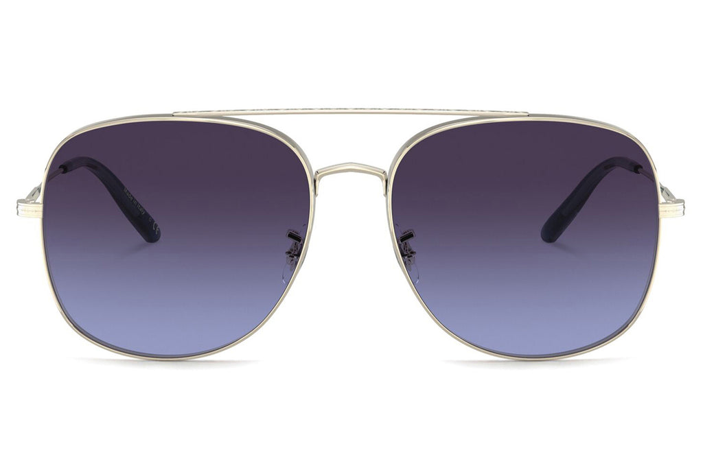 Oliver Peoples - Taron (OV1272S) Sunglasses Soft Gold with Dark Blue Gradient Lenses