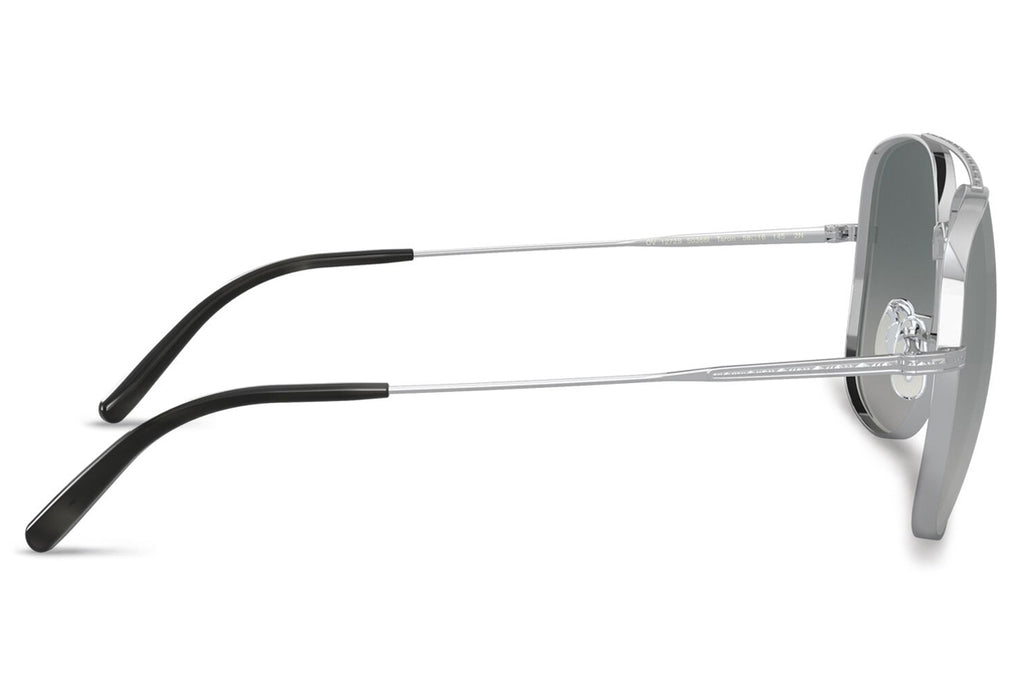 Oliver Peoples - Taron (OV1272S) Sunglasses Silver with Dark Grey Gradient Mirror Lenses