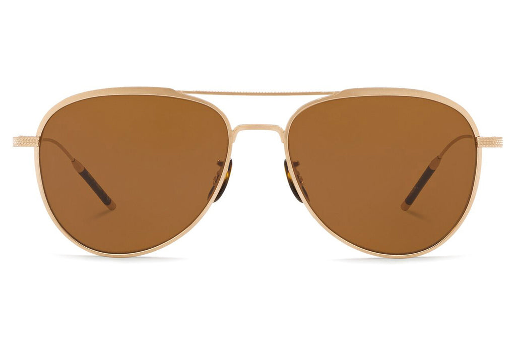 Oliver Peoples - Takumi 3 - TK3 (OV1276ST) Sunglasses Brushed Gold with True Brown Lenses