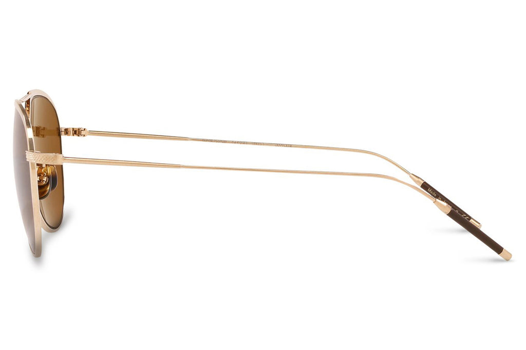 Oliver Peoples - Takumi 3 - TK3 (OV1276ST) Sunglasses Brushed Gold with True Brown Lenses