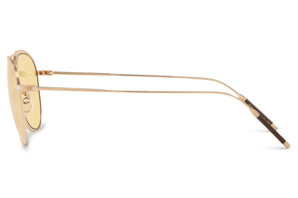 Oliver Peoples - Takumi 3 - TK3 (OV1276ST) Sunglasses Brushed Gold with Yellow Wash Lenses