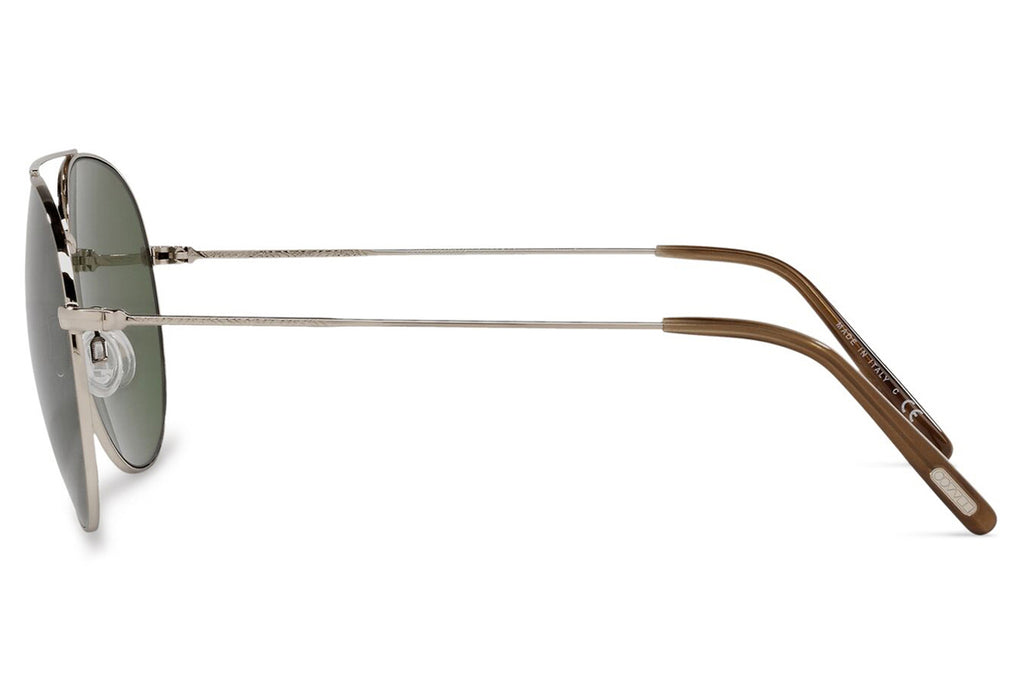 Oliver Peoples - Airdale (OV1286S) Sunglasses Soft Gold - Vibrant Bottle Green Lenses