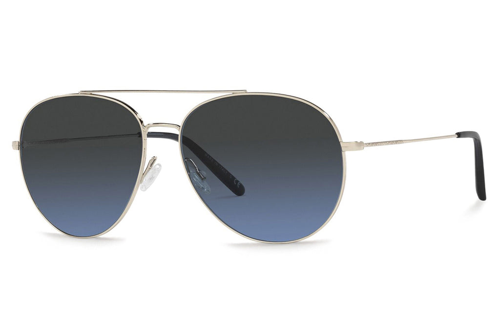 Oliver Peoples - Airdale (OV1286S) Sunglasses Soft Gold - Dark Azure Gradient Polar