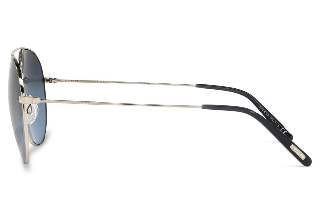 Oliver Peoples - Airdale (OV1286S) Sunglasses Soft Gold - Dark Azure Gradient Polar