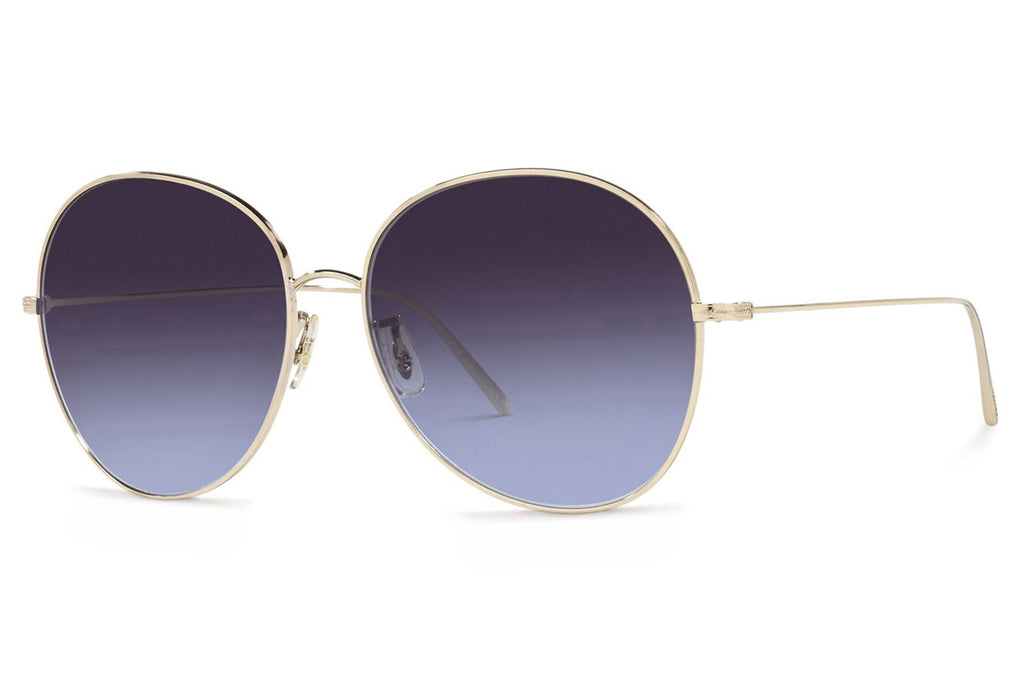 Oliver Peoples - Ysela (OV1289S) Sunglasses Soft Gold - Dark Blue Gradient