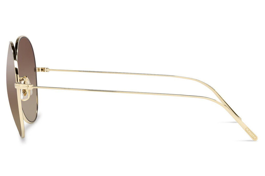 Oliver Peoples - Ysela (OV1289S) Sunglasses Soft Gold - Dark Brown Gradient Mirror