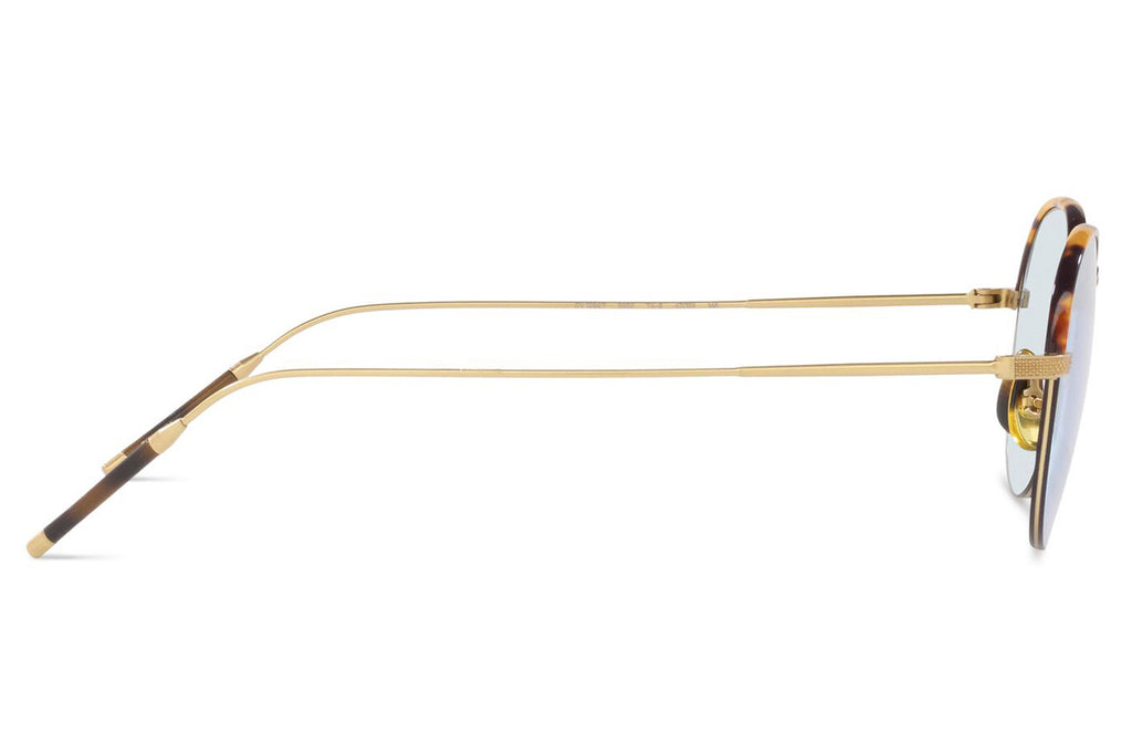 Oliver Peoples - Tk-6 (OV1290T) Sunglasses Gold with Blue Wash Lenses