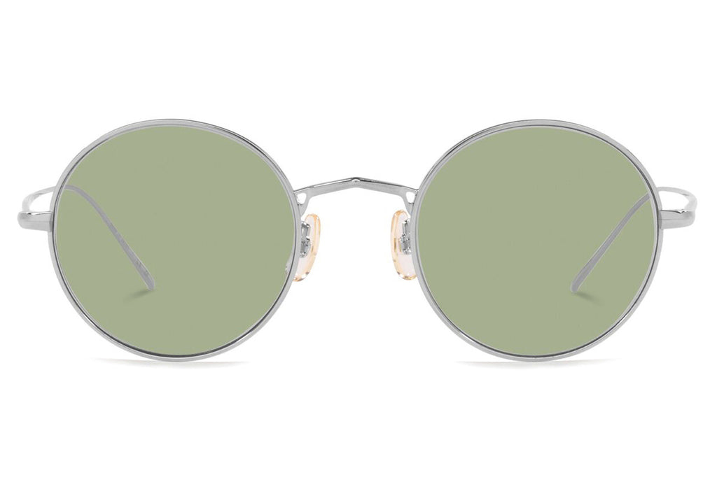 Oliver Peoples | G. Ponti-3 (OV1293ST) Sunglasses Silver with Green Wash Lenses