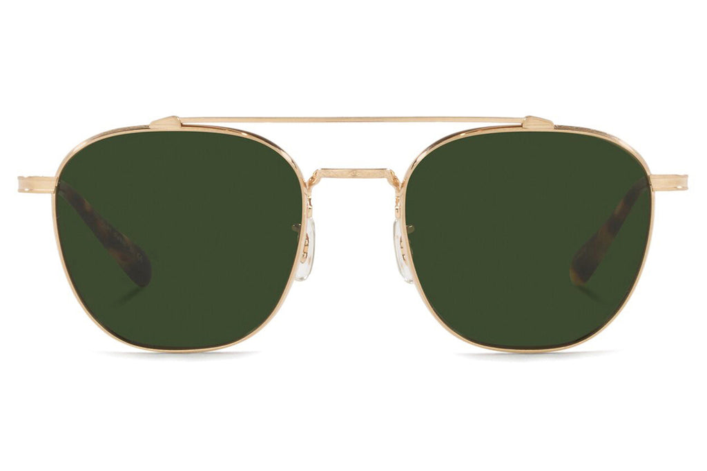 Oliver Peoples - Mandeville (OV1294ST) Sunglasses Brushed Gold with Green Lenses