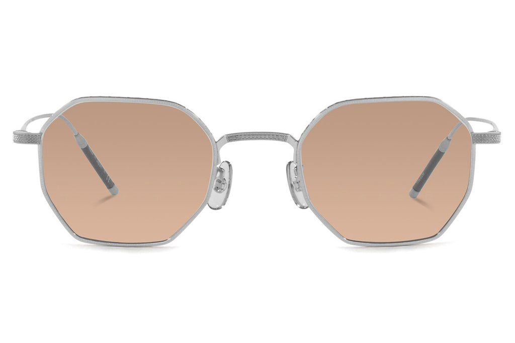 Oliver Peoples - TK-5 (OV1299T) Sunglasses Brushed Silver with Dusk Beach Lenses