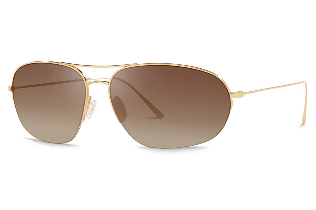 Oliver Peoples - Kondor (OV1304ST) Sunglasses Gold with Dark Brown Gradient Mirror Lenses