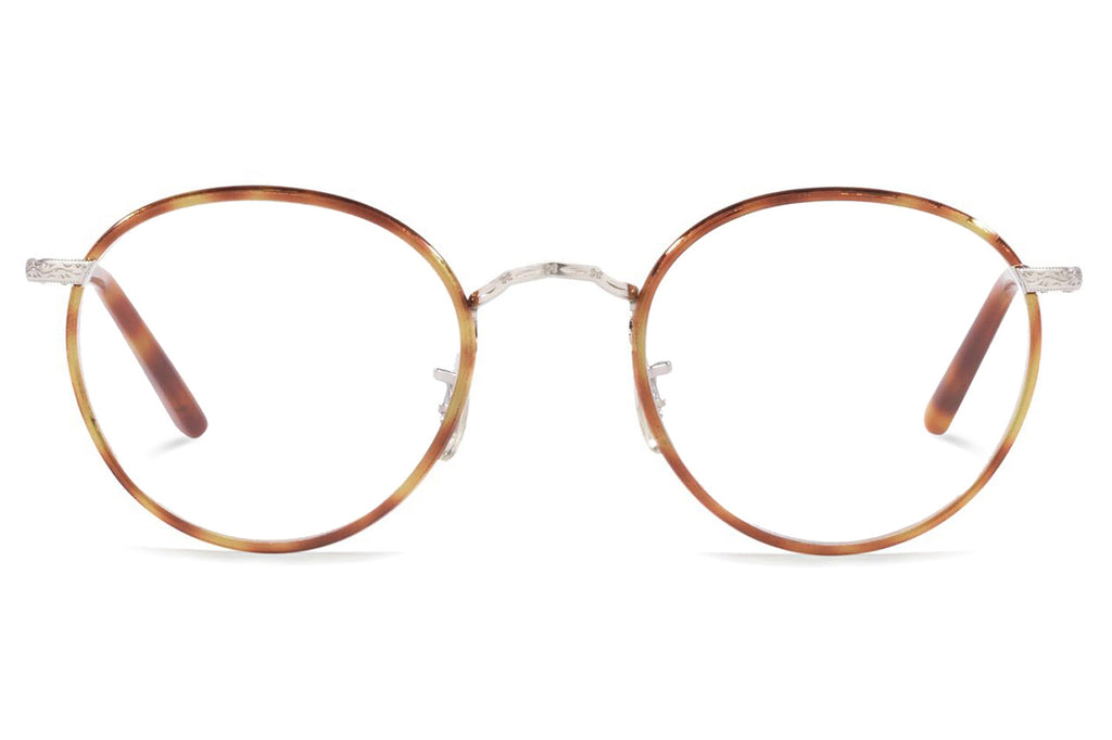Oliver Peoples - Carling (OV1308) Eyeglasses Brushed Silver/Amber Tortoise