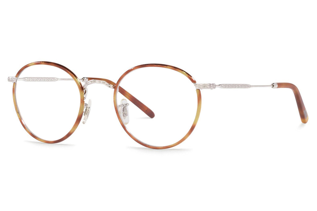 Oliver Peoples - Carling (OV1308) Eyeglasses Brushed Silver/Amber Tortoise