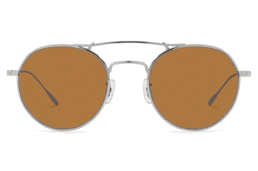 Oliver Peoples - Reymont (OV1309ST) Sunglasses Silver with Cognac Lenses