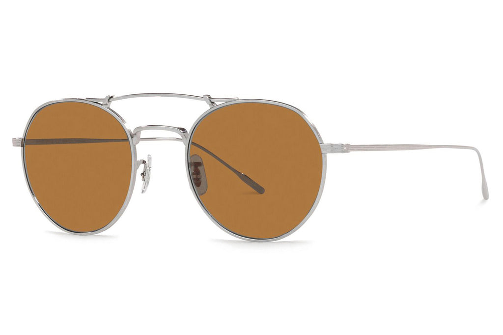 Oliver Peoples - Reymont (OV1309ST) Sunglasses Silver with Cognac Lenses